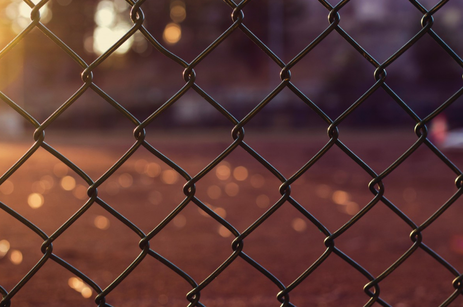 this image shows chain link fencing in rocklin, california