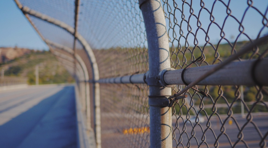 this image shows metal fence in rocklin, california