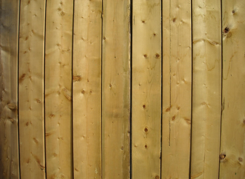 this image shows pine fence in rocklin, california